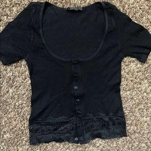Forever 21 Crop top with lace